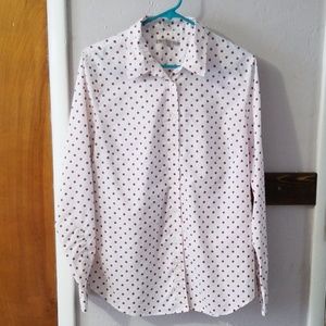 GAP Button down shirt with polka dots
